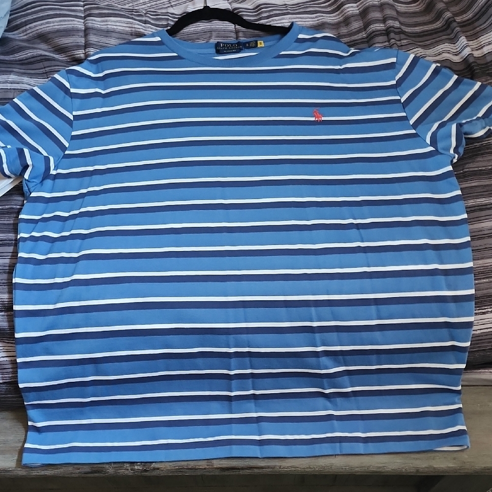 Polo by Ralph Lauren Blue Striped Men's Shirt